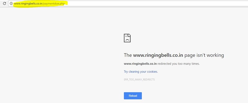 RingingBells Payment Due
