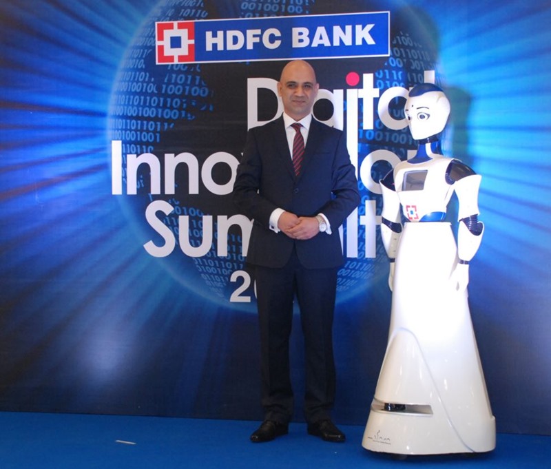 HDFC Bank Humanoid two