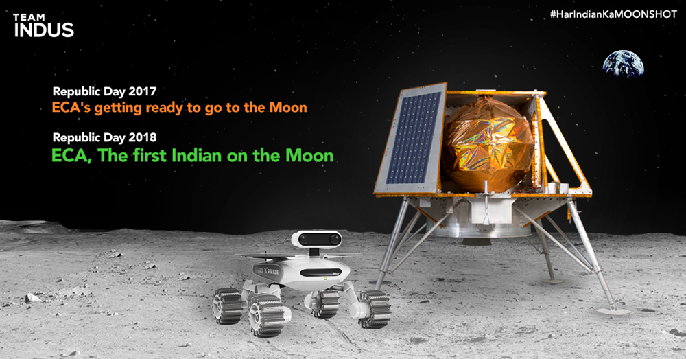 Indian Startup Will Land Spacecraft On Moon Next Republic Day; Team Indus Gets Green Signal From Google Lunar XPrize