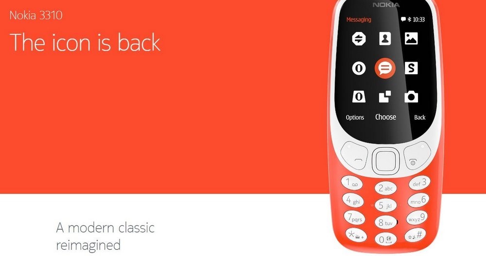 Nokia 3310 with 30 Day Battery Launched; Nokia 3,5 & 6 Too Announced at MWC 2017