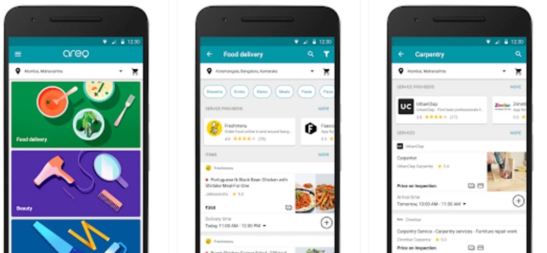 Google Enters Food Delivery & Home Services Space in India With Areo App!