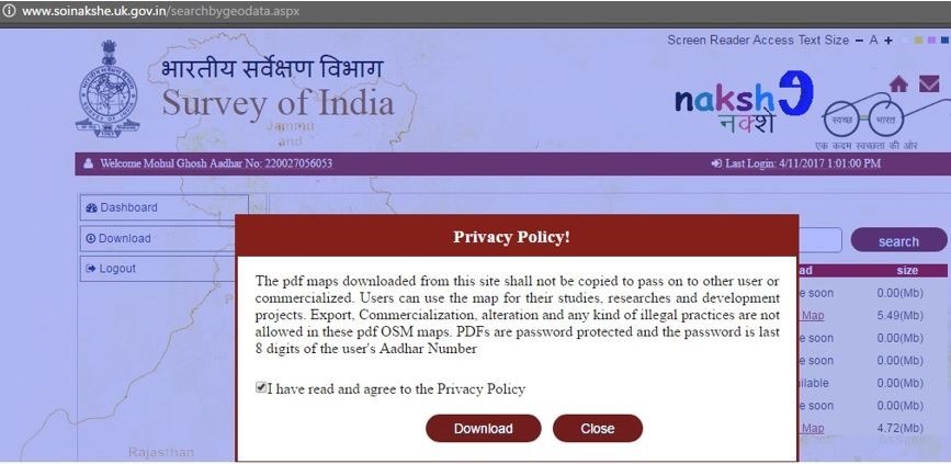 Maps Privacy policy