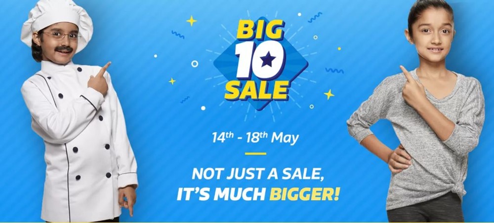 Flipkart Big 10 Sale