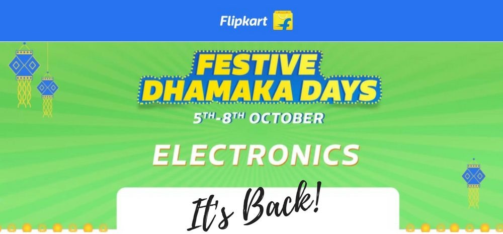 Flipkart Diwali Dhamaka Days Sale