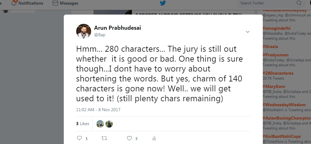 Twitter Character Limit Increased