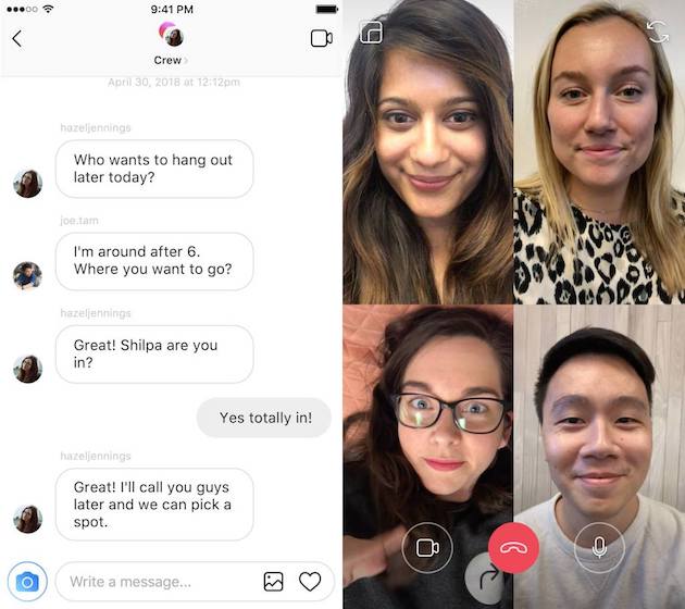 Video Calls On Instagram