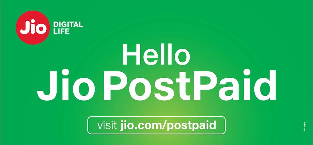 Jio Zero Touch Postpaid Plan
