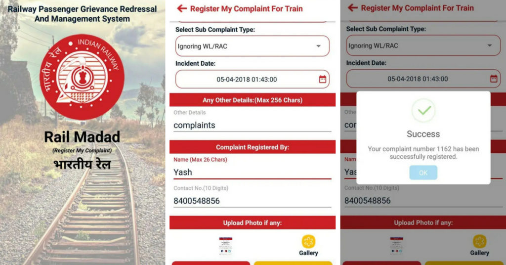 Rail MADAD & Menu On Rails, IRCTC’s 2 New Apps – Here Is All You Need ...