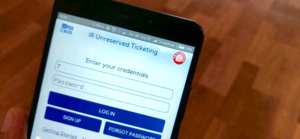 UTS App For Unreserved Tickets