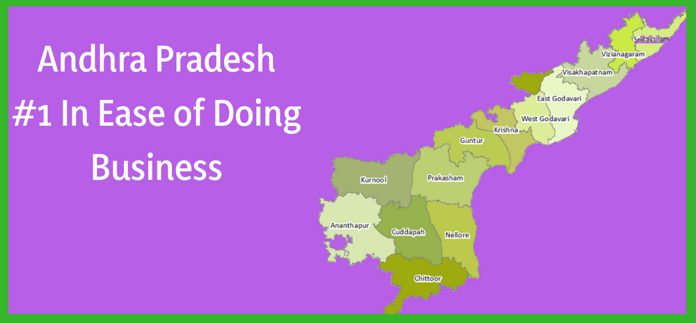 Andhra Pradesh#1 In Ease of Doing Business