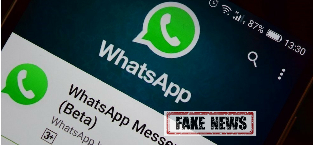 Whatsapp is trying to stop fake news