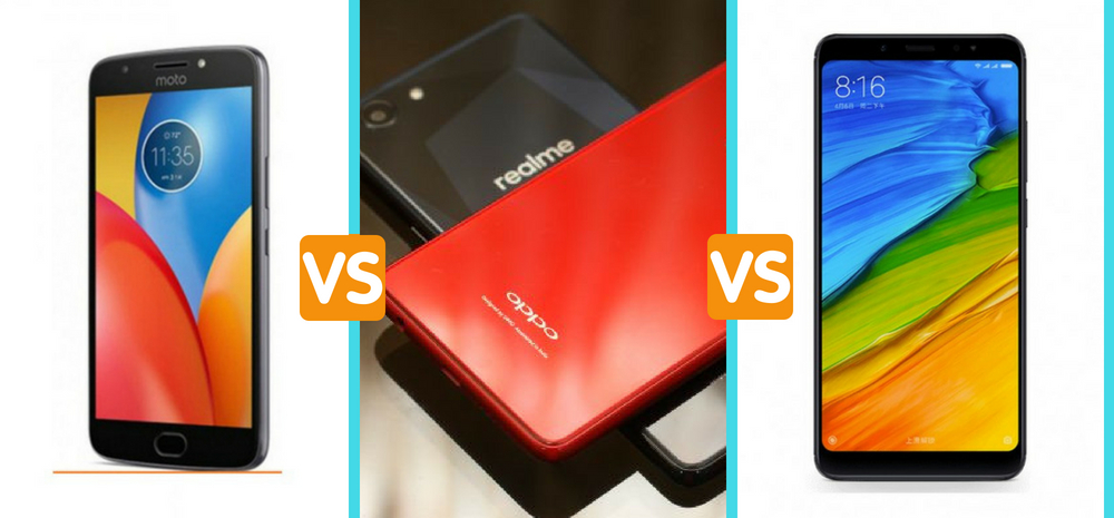 Moto E5 Plus vs Realme 1 vs Redmi Note 5