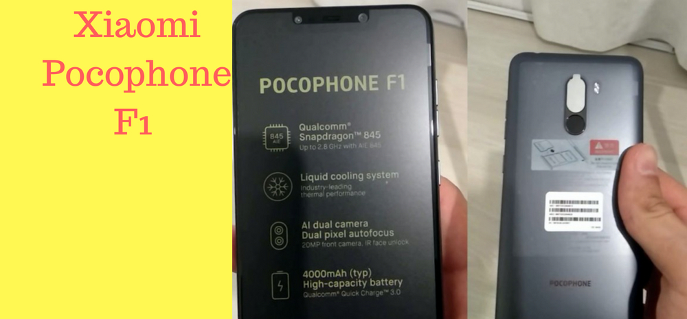 Xiaomi Pocophone F1 leaked