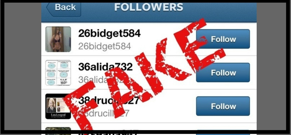 Fake followers will be removed from Instagram