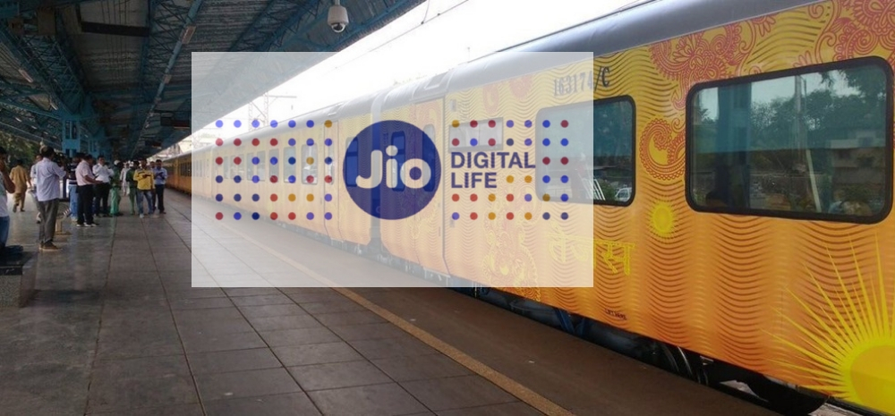 Jio is now official service provider for Indian railways