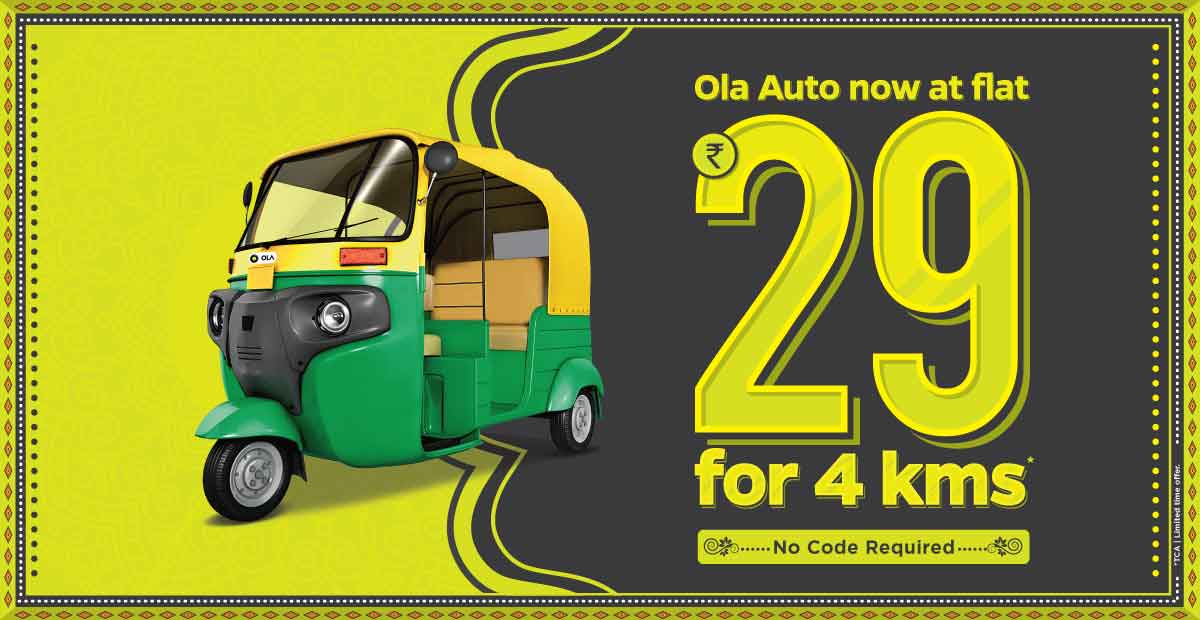 Misleading ad by Ola