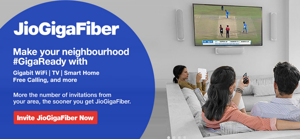 Jio Gigafiber roll-out in March, 2019?