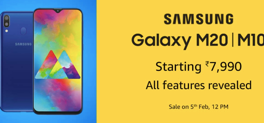 Samsung Galaxy M10, M20 Launched in India