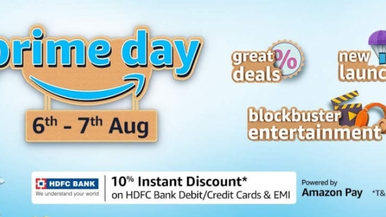 Prime Day Top Offers Dates Bank Discounts Amazon Pay Cashback Prime Discounts And More Trak In Indian Business Of Tech Mobile Startups