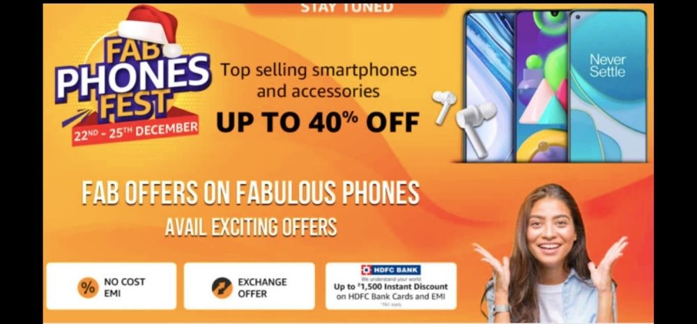 Amazon Fab Phones Fest: Upto 40% Discount On iPhones, OnePlus, Xiaomi, Samsung Smartphones (Dates, Offers)