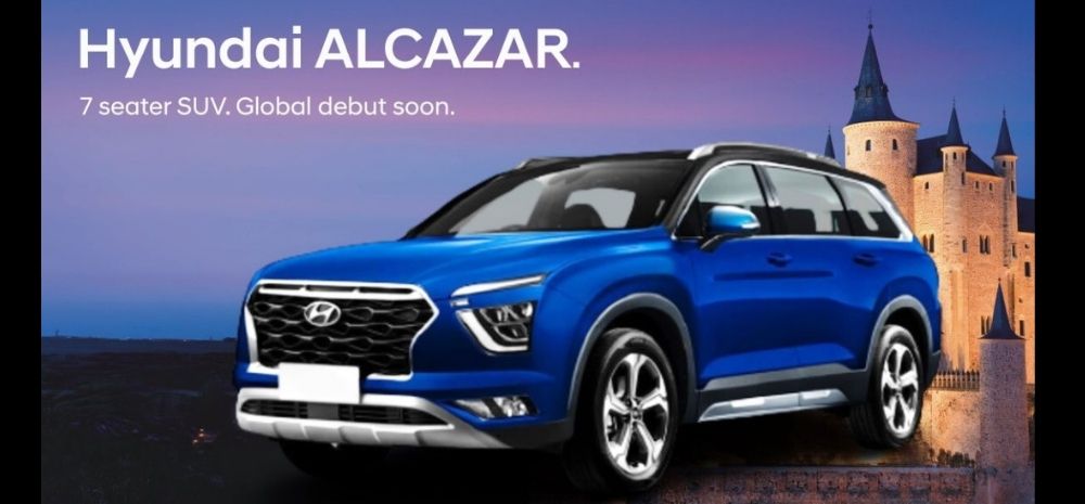 Hyundai's New 3-Row SUV Is Called Alcazar; Will Challenge MG Hector, Tata Safari, XUV 500 (1st Look Is Out)