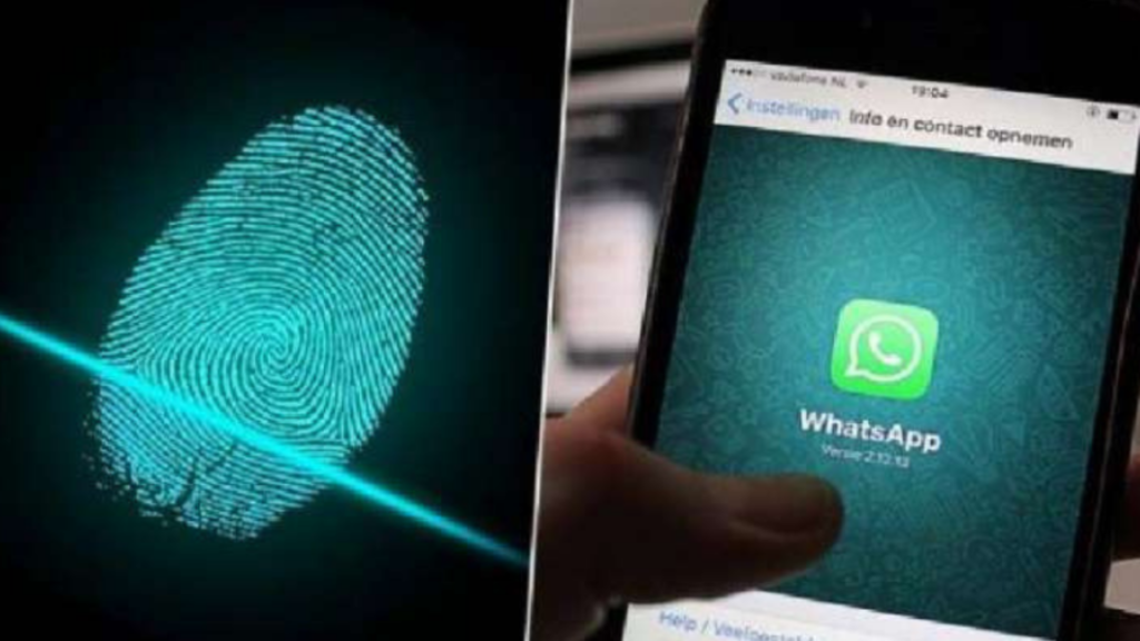 Whatsapp screen fingerprint scanner