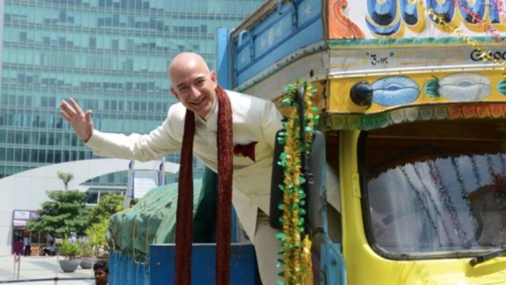 Jeff Bezos in India