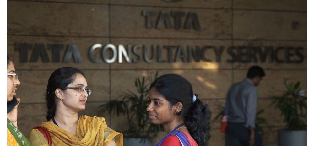 Employees outside TCS office