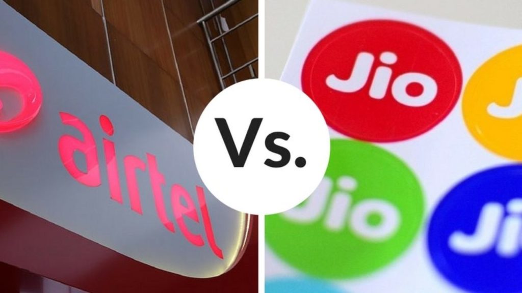 Airtel and Jio logos