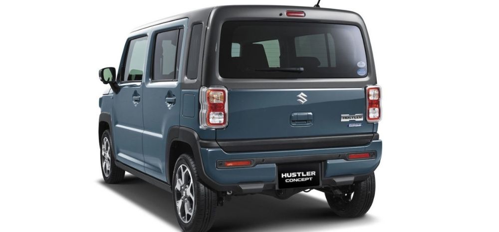 Rear view of Maruti Suzuki's 'Hustler' Concept