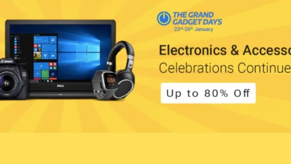 Flipkart The Grand Gadget Days Starts: Upto 80% Discount On These Gadgets (Full Details)
