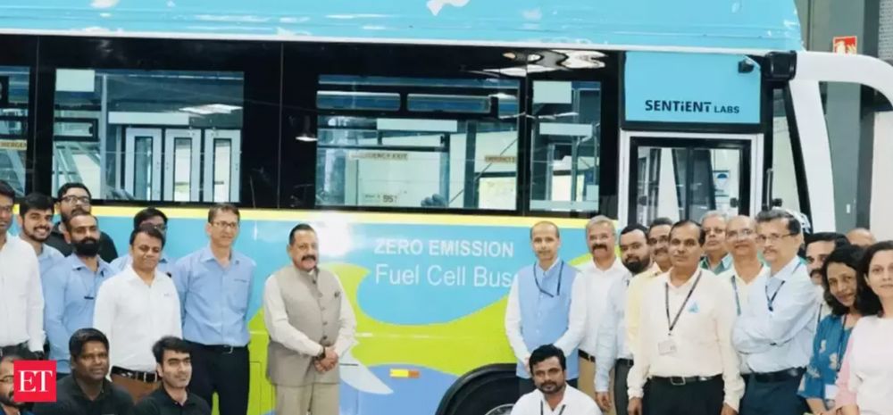 India's 1st Ever, 100% Made In India Hydrogen Fuel Cell Bus Launched: Zero Smoke, Zero Pollution!