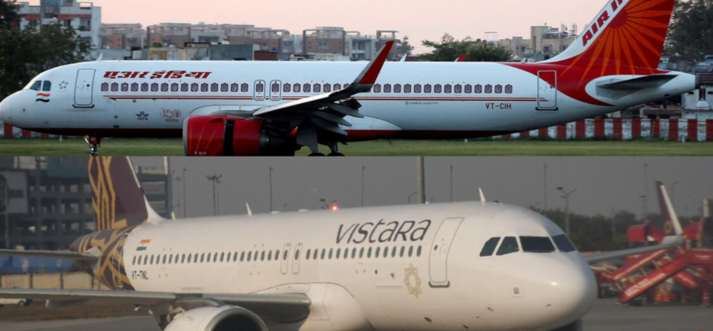 Vistara Will Merge With Air India To Form India’s Biggest International Airlines, 2nd Biggest Domestic Airlines
